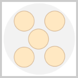 繊維の数が少ないため糸が粗く、肌ざわりが劣る